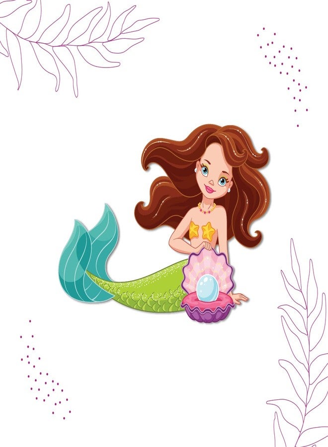 Bhai Please Mermaid Wooden Fridge Magnet (Pack of 1) Fun Comic Character Gift and Decoration - Image 3